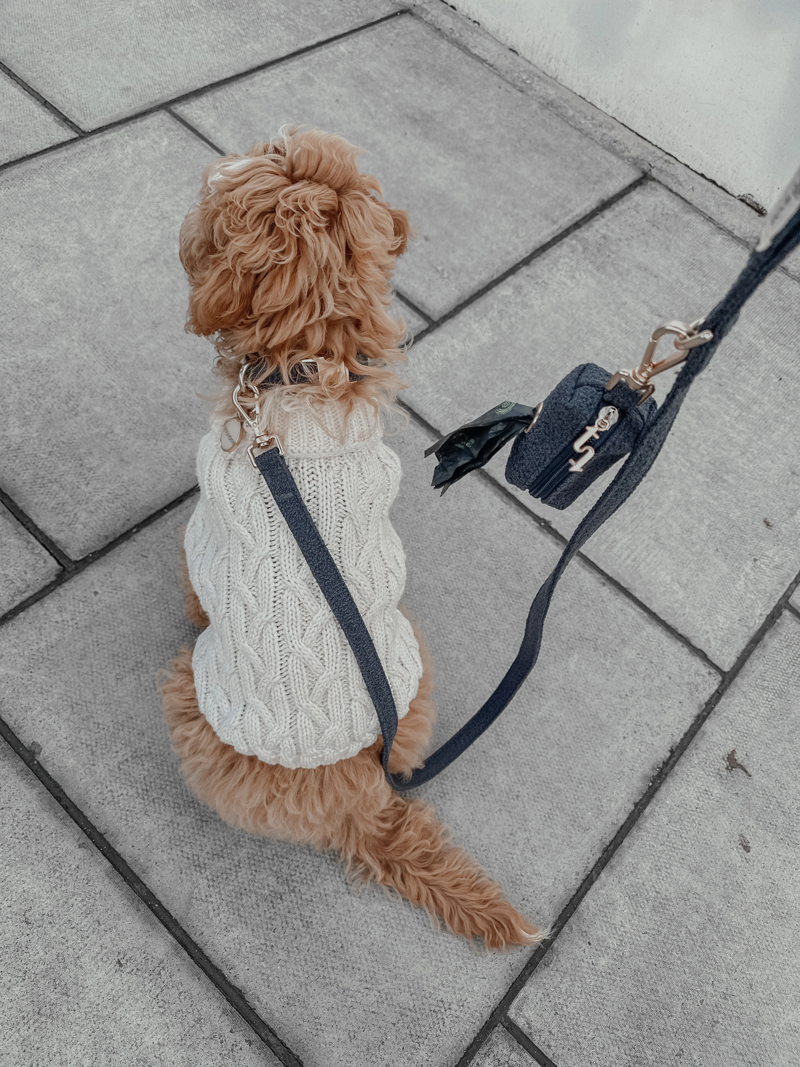Midnight┃Boucle Poop Bag Holder - Image 6